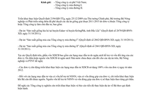 Công văn 2797/BNN-KH triển khai vốn xây dựng cơ bản đối với dự án giống