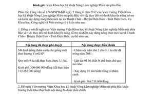 Công văn 2818/BNN-KHCN thay đổi mô hình khuyến nông xã điểm nông thôn mới
