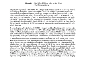 Công văn 1970/BHXH-CĐBHXH cấp giấy chứng nhận nghỉ việc hưởng Bảo hiểm xã hội