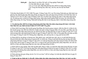 Công văn 4619/SCT-QLNL hướng dẫn triển khai dán nhãn năng lượng theo Quyết định