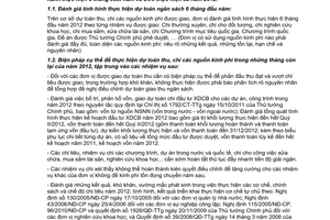 Công văn 2099/LĐTBXH-KHTC xây dựng dự toán thu chi Ngân sách nhà nước năm 2013