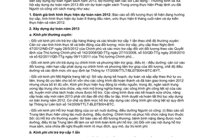 Công văn 2100/LĐTBXH-KHTC xây dựng dự toán ngân sách trung ương thực hiện