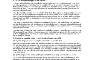 Công văn 2128/LĐTBXH-KHTC xây dựng kế hoạch phát triển kinh tế xã hội năm 2013