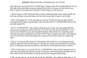 Công văn 2178/BTNMT-TCMT kiến nghị tháo gỡ khó khăn cho doanh nghiệp chế biến