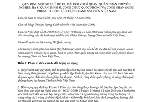 Quyết định 25/2012/QĐ-TTg qhế độ ưu đãi sĩ quan, quân nhân