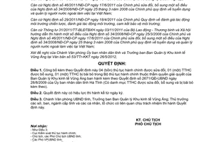 Quyết định 1565/QĐ-UBND năm 2012 công bố thủ tục hành chính sửa đổi bổ sung