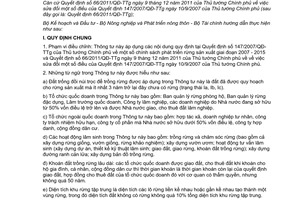 Thông tư liên tịch 03/2012/TTLT hướng dẫn Quyết định 147/2007/QĐ-TTg