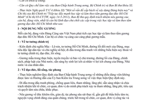 Quy định 101-QĐ/TW trách nhiệm nêu gương của cán bộ đảng viên nhất là cán bộ