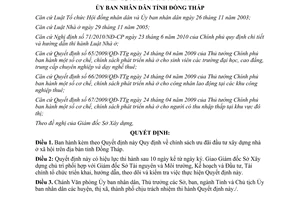 Quyết định 14/2012/QĐ-UBND Quy định chính sách ưu đãi đầu tư xây dựng nhà ở xã