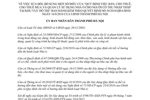 Quyết định 13/2012/QĐ-UBND sửa đổi quản lý sử dụng nhà ở cho người thu nhập thấp