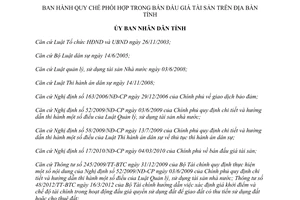 Quyết định 16/2012/QĐ-UBND Quy chế phối hợp trong bán đấu giá tài sản