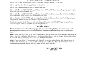 Quyết định 1480/QĐ-UBND 2012 quản lý sử dụng hệ thống Thư điện tử công vụ Khánh Hòa