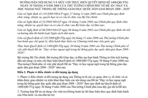 Thông tư liên tịch 98/2012/TTLT-BTC-BGDĐT hướng dẫn nội dung mức chi thực hiện