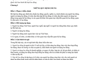 Bộ Luật lao động 2012