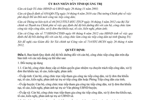 Quyết định 1069/QĐ-UBND năm 2012 chế độ bồi dưỡng cán bộ tiếp dân của Quảng Trị