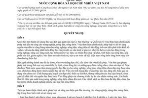 Nghị quyết 26/2012/QH13 tiếp tục nâng cao hiệu lực hiệu quả thực hiện chính sách