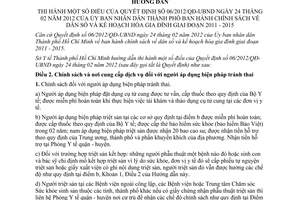 Hướng dẫn 3426/HD-SYT-KHHGĐ thi hành Quyết định 06/2012/QĐ-UBND chính sách dân