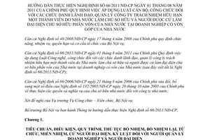 Thông tư 03/2012/TT-BNV hướng dẫn Nghị định 66/2011/NĐ-CP quy định áp dụng Luật