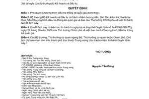 Quyết định 803/QĐ-TTg năm 2012 phê duyệt Chương trình điều tra thống kê quốc gia