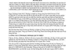 Hướng dẫn 918/HD-CT-TM 2012 hướng dẫn trợ cấp một lần đối với sĩ quan quân nhân nghỉ hưu trước tuổi