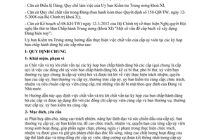 Hướng dẫn 07-HD/UBKTTW thực hiện việc chất vấn của cấp ủy viên tại kỳ họp