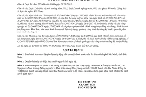 Quyết định 48/2012/QĐ-UBND Quy chế quản lý thoát nước