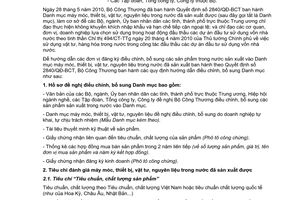 Công văn 5790/BCT-KH 2012 hướng dẫn điều chỉnh danh mục máy thiết bị trong nước đã sản xuất được