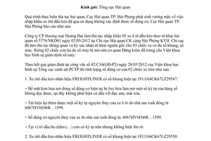 Công văn 3833/HQHP-GSQL giải quyết thủ tục thông quan xe ôtô đầu kéo