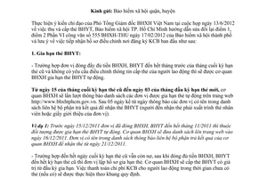 Công văn 2793/BHXH-THU gia hạn cấp mới thẻ bảo hiểm y tế