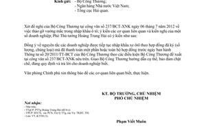 Công văn 5519/VPCP-KTTH xử lý vướng mắc trong nhập khẩu ôtô