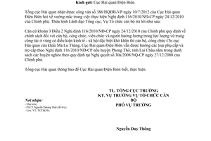 Công văn 3917/TCHQ-TCCB trả lời vướng mắc thực hiện Nghị định 116/2010/NĐ-CP