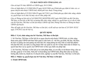 Quyết định 28/2012/QĐ-UBND quy định chức năng nhiệm vụ quyền hạn và cơ cấu tổ