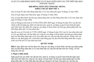 Nghị quyết 06/2012/NQ-HĐND nội dung mức chi định mức phân bổ kinh phí đảm bảo