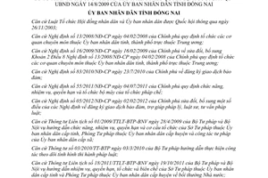 Quyết định 40/2012/QĐ-UBND sửa đổi quy định tổ chức Sở Tư pháp tỉnh Đồng Nai