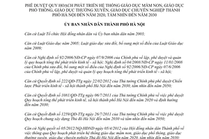 Quyết định 3074/QĐ-UBND năm 2012 phê duyệt Quy hoạch phát triển hệ thống