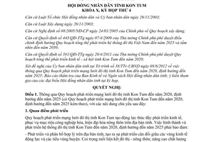 Nghị quyết 12/2012/NQ-HĐND thông qua Quy hoạch phát triển mạng lưới đô thị tỉnh