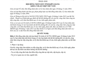 Nghị quyết 65/2012/NQ-HĐND chế độ bồi dưỡng đối với cán bộ công chức làm
