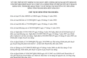 Quyết định 2159/QĐ-UBND 2012 điều chỉnh khai thác và sử dụng tài nguyên cát sỏi lòng sông Thanh Hóa