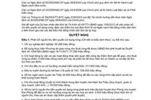 Nghị quyết 26/2012/NQ-HĐND phân bổ nguồn thu tiền quyền sử dụng rừng