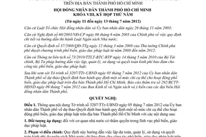 Nghị quyết 06/2012/NQ-HĐND mức chi cụ thể cho hoạt động phổ biến giáo dục