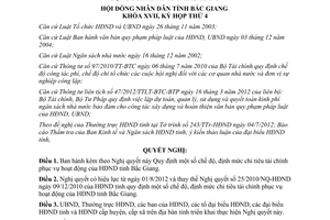 Nghị quyết 13/2012/NQ-HĐND quy định chế độ định mức chi tiêu tài chính