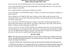 Nghị quyết 66/2012/NQ-HĐND sửa đổi chế độ thu nộp quản lý sử dụng lệ phí hộ tịch