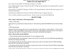 Nghị quyết 52/2012/NQ-HĐND quy định chính sách dân số kế hoạch hóa gia đình