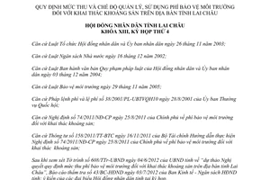 Nghị quyết 48/2012/NQ-HĐND quy định mức thu chế độ quản lý sử dụng phí