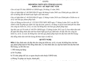 Nghị quyết 50/2012/NQ-HĐND quy định mức chi đặc thù cho công tác kiểm tra, xử lý