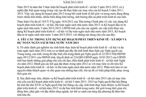 Chỉ thị 19/CT-UBND kế hoạch phát triển kinh tế xã hội dự toán ngân sách Nghệ An