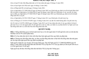 Nghị quyết 02/2012/NQ-HĐND quy định tỷ lệ thu lệ phí trước bạ xe ô tô chở người