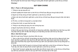 Thông tư 117/2012/TT-BTC hướng dẫn hành nghề dịch vụ làm thủ tục về thuế