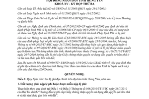 Nghị quyết 03/2012/NQ-HĐND quy định mức thu lệ phí địa chính trên địa bàn tỉnh