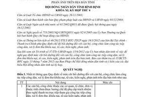 Nghị quyết 08/2012/NQ-HĐND quy định mức chi bồi dưỡng đối với cán bộ, công chức